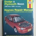 Chrysler Neon, Dodge Neon, Plymouth Neon javítási könyv (1995-1999) Haynes fotó