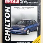 Chrysler Neon, Dodge Neon és Plymouth Neon javítási könyv (1995-1999) Chilton USA fotó