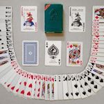 Retró vintage KÍNAI GOLD FISH Aranyhal francia póker kártya játék pakli franciakártya pókerkártya fotó
