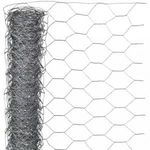 Nature hatszögletű horganyzott acél drótháló 0, 5 x 10 m 25 mm fotó