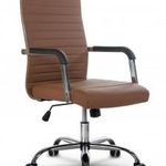 Irodai szék, ergonomikus forma , eco bőr , barna - Boston Sofotel fotó