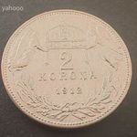 2 korona 1912 UNC 1 FT-RÓL fotó