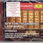A New York Philharmonic Richard Strauss műveiből játszik (2006) CD ÚJ! vez: Lorin Maazel DG kiadás fotó