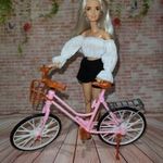 Barbie baba kiegészítő bicikli fotó