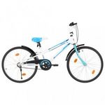 Kék és fehér gyerekkerékpár 24" fotó