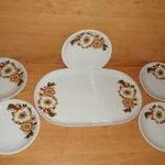 Alföldi porcelán sütemény kínáló készlet 5 db kistányérral (b) fotó