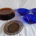 Üveg tányérok, tálak egyben (36) - CSAK 1 FT - fotó