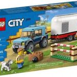 LEGO City 60327 - Lószállító terepjáró autó + ló (Új, bontatlan!) fotó