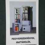 Kártyanaptár, Bovas vasipari szövetkezet, Bonyhád, fegyver szekrény, 1995, , Ü, fotó