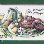 Kártyanaptár, Fejér megyei élelmiszer vállalat, Székesfehérvár, grafikai rajzos, 1986, , É, fotó