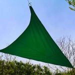 Zöld háromszög napvitorla fotó