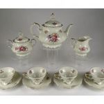 1R671 Bavaria Mária Terézia porcelán teáskészlet fotó