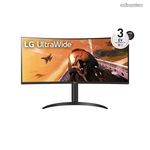 LG Ívelt monitor 34" 34WP75CP, 3440x1440, 21: 9, 300cd/m2, 5ms, 2xHDMI/DisplayPort/USB-C/2xUSB, ha... fotó