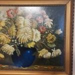 Gyönyörű virágcsendélet festmény 57x48 cm fotó
