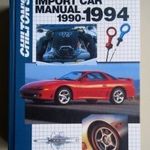 Import car manual 1990-1994 (amerikai import európai és japán autók javítása) fotó
