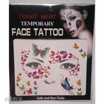 Halloween Farsang szem arc tetoválás testmatrica arcmatrica TÜNDÉR PILLANGÓ fotó