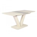 He-DSZ fa asztallapos étkezőasztal 120+40x80 fotó