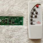 Napelemes akkumulátoros Lifepo4 lámpa vezérlőpanel távirányítóval fotó