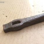 Antik kovácsolt szerszám bádogos rézműves kalapács fotó