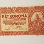 2 korona 1920 P58 UNC hajtatlan bankjegy ( 2aa) fotó