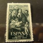 Spanyol postatiszta** egyedi kiadás 1955 MI1069 kat.ár 8 euro fotó