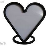 Fényképkeret szív alakú, fém, kovácsoltvas jellegű (090) fotó