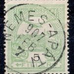 1906 turul szép NEMES-APÁTI ritkább kötőjeles bélyegzés Zala Gudlin E3.20 / 60p (d43) fotó