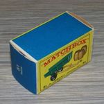 Matchbox RW#51 Tipping Trailer - eredeti, üres doboz fotó