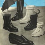 Eredeti, régi plakát: ÓVJA EGÉSZSÉGÉT VISELJEN VÍZHATLAN GUMICIPŐT 1967 csizma, cipő, reklám retro fotó