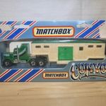 1983 Matchbox Super Kings Kenworth Horsebox Transporter CY6 Made in England DOBOZÁVAL LOVAKKAL! fotó