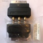SCART - RCA adapter, csatlakozó, vadonatúj, IN-OUT fotó