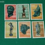 Jugoszlávia 1972 antik szobrok postatiszta sor, Mi: 1431-36 fotó