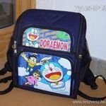 ISKOLATÁSKA Doraemon masszív táska 36x29cm sok rekeszes hátitáska ÚJ fotó