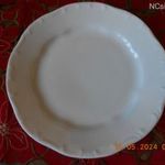 Zsolnay fehér süteményes tányér, ritka méret 21, 5 cm fotó