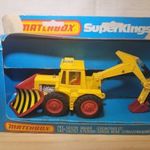 1972 Matchbox Super Kings K-5 Muir.Hill tractor Excavator Made in England DOBOZÁVAL! fotó