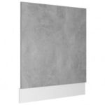 betonszürke forgácslap mosogatógép-panel 59, 5 x 3 x 67 cm (802566) fotó