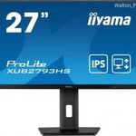 Iiyama ProLite XUB2793HS 27" IPS pivot monitor - karcmentes, garancia fotó