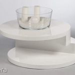 Stella Trading , Decor asztal, forgatható, fehér, MDF, 80 x 80 x 25 cm fotó