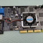 NVIDIA GeForce MX460N 64M retro AGP videokártya. fotó