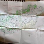 Állami Erdőrendezőségek és Állami Erdészeti gazdálkodási szervek működési területei térképe fotó