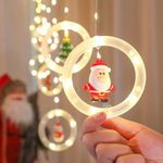 Karácsonyi fényfüzér és ablakdísz, 110 LED, meleg fehér / 3 méter fotó