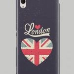 London mintás Sony Xperia M4 Aqua tok hátlap fotó