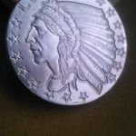 Silver Indian Head - 1 uncia ezüst Indián fej - USA fotó