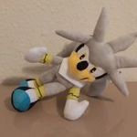 Silver Sonic Sündisznó plüss játék figura 25 cm ÚJ KÉSZLETEN Hedgehog fotó