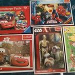 5 doboz fiús puzzle csomag, játékcsomag fotó