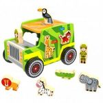 Tooky Toy Safari Jeep puzzle fotó