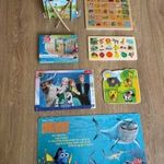 Fa-puzzle, Fa-mágneses horgász játék, karton puzzle játék csomag 6db egyben - JÓ állapotban fotó