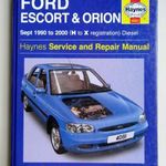 Ford Escort és Orion dízel javítási könyv (1990-2000) Haynes fotó