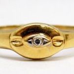 Köves arany gyűrű (ZAL-Au 119980) fotó