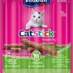 Vitakraft Cat Stick Jutalomfalat Mini Csirke & Macskafű 3x6g fotó